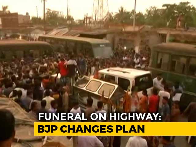 Bengal BJP Aborts Highway Cremation After Showdown With Cops