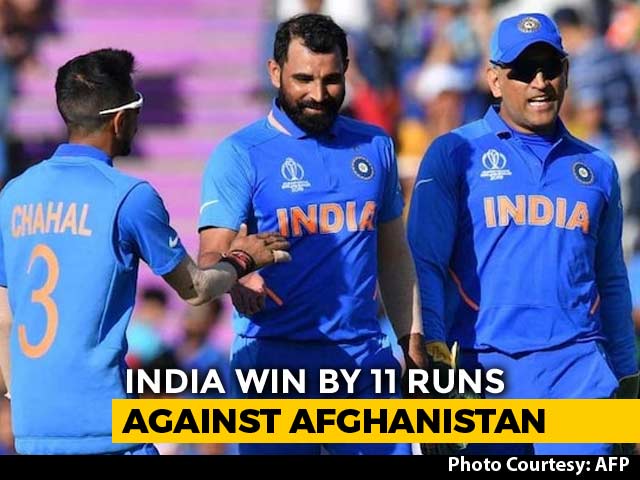 Mohammed Shami Claims Last-Over Hat-Trick As India Beat Afghanistan