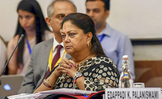 Vasundhara Raje's Supporters Form New Outfit In Rajasthan