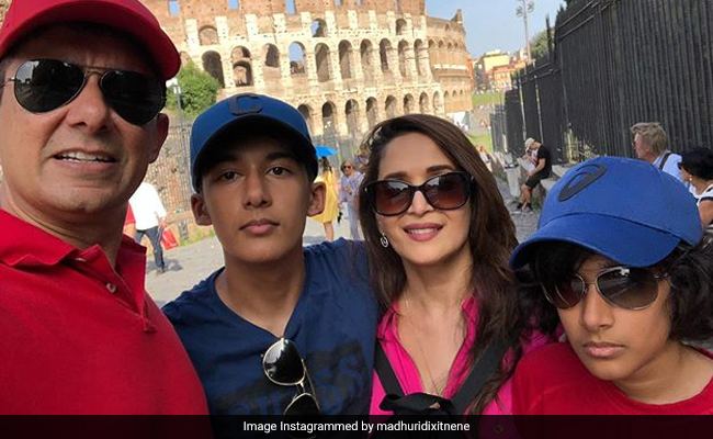 Madhuri Dixit Adds Another Fab Pic To Her Rome Vacation Album