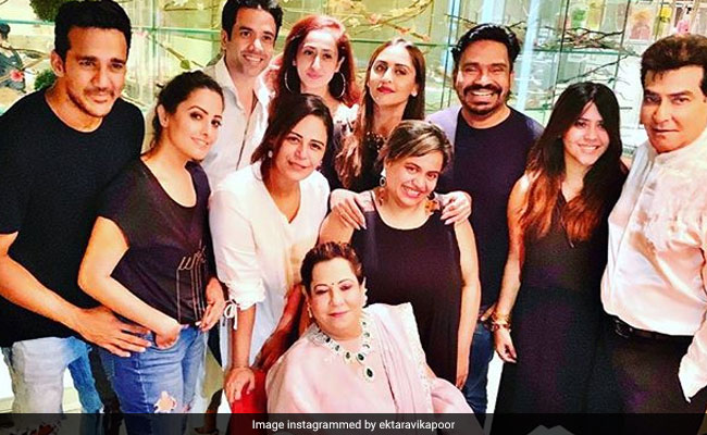Inside Ekta Kapoor's Birthday Dinner With Family And Friends Krystle D'Souza, Anita Hassanandani