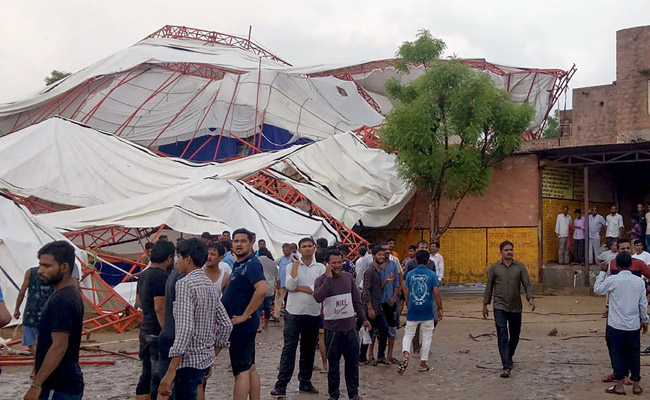 14 Dead, Dozens Injured As Tent Collapses At Religious Event In Rajasthan
