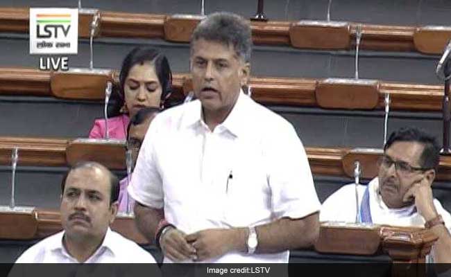 Blame "Incompatible" BJP-PDP Alliance For President's Rule In J&K: Manish Tewari