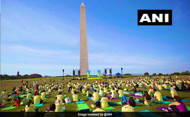 International Yoga Day Celebrated In US
