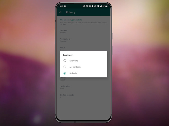 व्हाट्सऐप पर लास्ट सीन को ऐसे छिपाएं