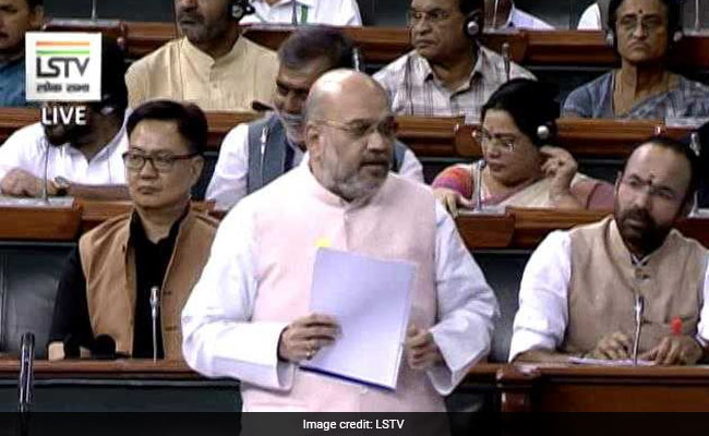 "One-Third Of J&K Not With Us": Amit Shah Blames Nehru, Congress Protests