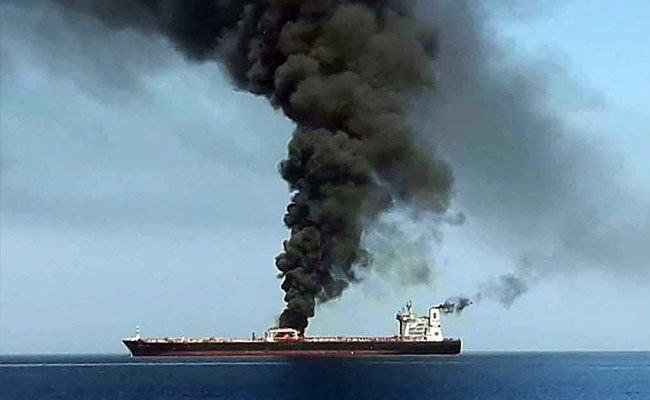 US Blames Iran For Tanker Attacks In Gulf Of Oman, Iran Rejects Claims