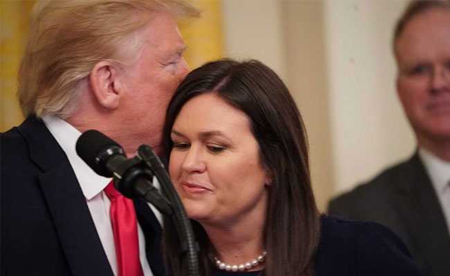 Donald Trump's Spokesperson Sarah Sanders To Step Down This Month