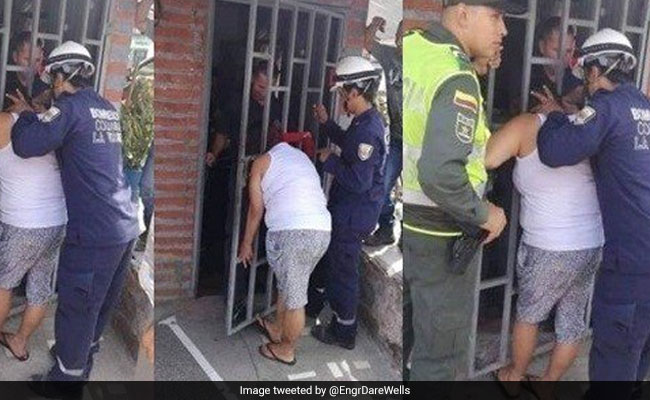 पड़ोसी के घर में तांका-झांकी कर रही थी महिला, हुआ कुछ ऐसा...जिसने भी देखा हंस-हंस के हुआ लोटपोट