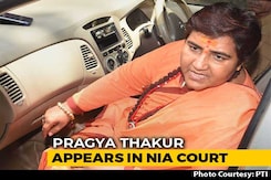 Pragya Thakur In Court After Skipping 2 Hearings, Sits On Red Satin Cloth Pragya Thakur In Court After Skipping 2 Hearings, Sits On Red Satin Cloth