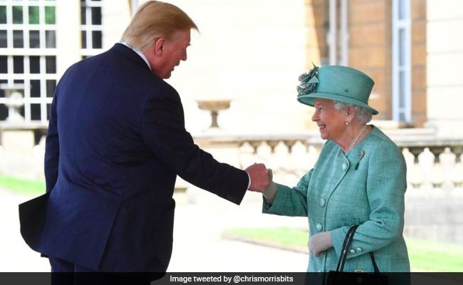 Did Donald Trump Actually Greet The Queen With A Fist Bump? Watch