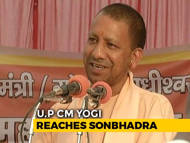 Yogi Adityanath In UP Village To Meet Victims Of Shootout That Killed 10