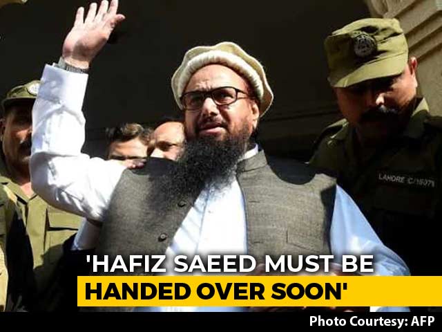 "Cosmetic Steps," Says India On Pakistan's Move On Hafiz Saeed