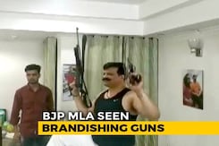 Guns As Props As Suspended BJP Lawmaker Dances At House Party In Video Guns As Props As Suspended BJP Lawmaker Dances At House Party In Video