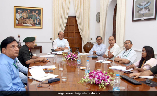 Defence Minister Rajnath Singh Reviews Establishment Of Rifle Factory