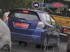 Honda Jazz EV Spotted Testing In India Again