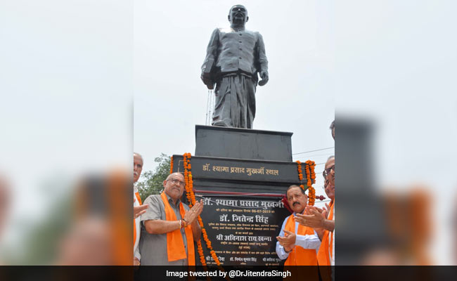 Statue Of Syama Prasad Mookerjee Unveiled In Jammu And Kashmir's Kathua