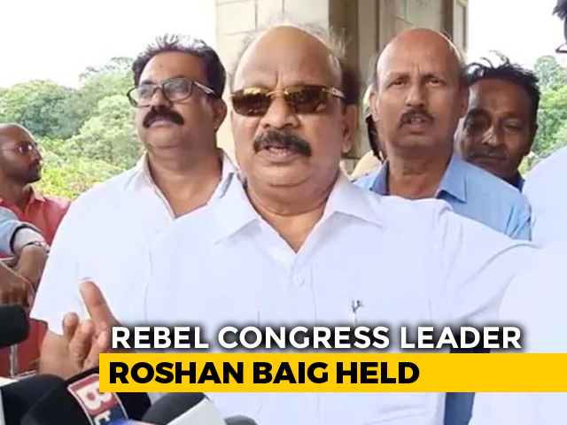 Congress Rebel About To Take Special Flight Detained At Bengaluru Airport