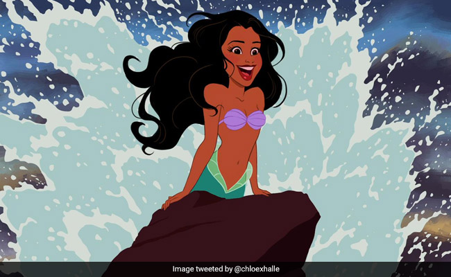 Halle Bailey, Cast As Ariel In Disney's Live-Action The Little ...