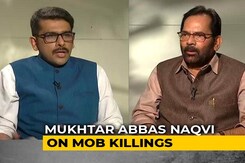 Sufficient Laws For Crimes Like Lynching: Mukhtar Abbas Naqvi To NDTV Sufficient Laws For Crimes Like Lynching: Mukhtar Abbas Naqvi To NDTV
