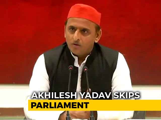 Akhilesh Yadav's 3-Day Parliament Attendance Explained, Barely