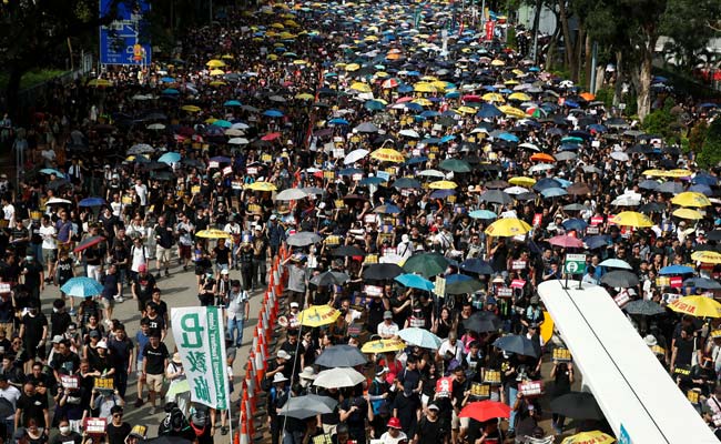 Hong Kong On Security Alert As Thousands March In Fresh Wave Of Protests