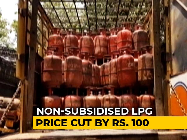 LPG Cooking Gas Cylinders Cheaper By Rs. 100.50 From Today