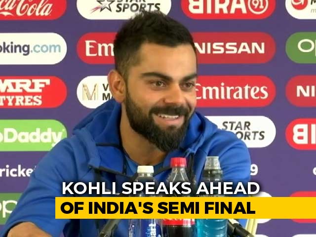 Virat Kohli Addresses Media Ahead Of World Cup Semi Finals