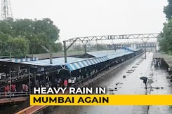 Heavy Overnight Rain In Mumbai, Tracks Flooded, Trains Delayed Heavy Overnight Rain In Mumbai, Tracks Flooded, Trains Delayed