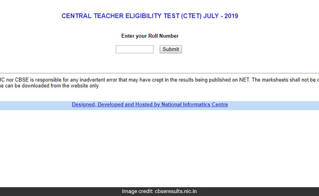 CTET Result 2019: सीटेट परीक्षा का रिजल्ट जारी, इस डायरेक्ट लिंक से करें चेक