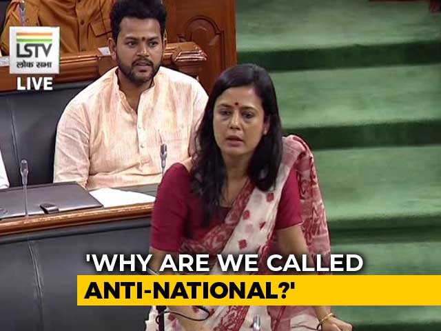 "Why Are We Called Anti-National?": Trinamool's Mahua Moitra In Parliament