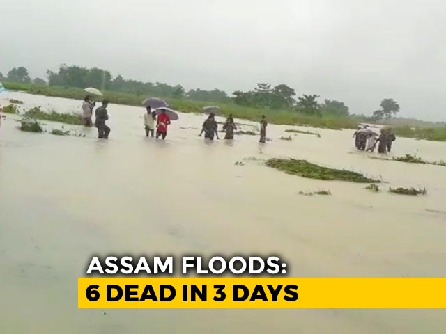 6 Dead, Over 8 Lakh Affected In Assam Flood; Rivers Above Danger Mark
