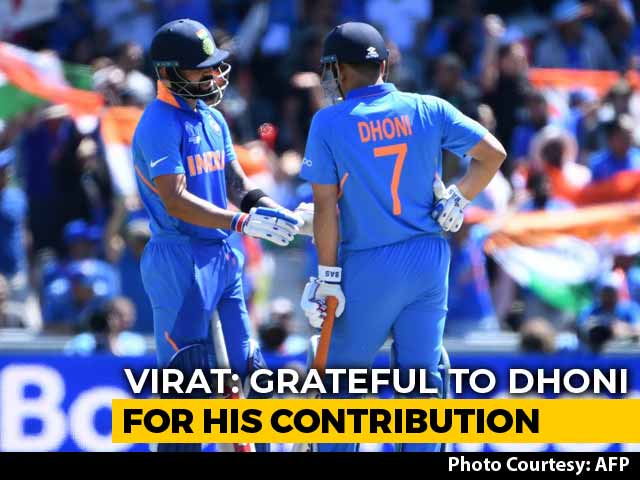 "Respect For Him Is Always Going To Be Sky High", Says Kohli Praising Dhoni