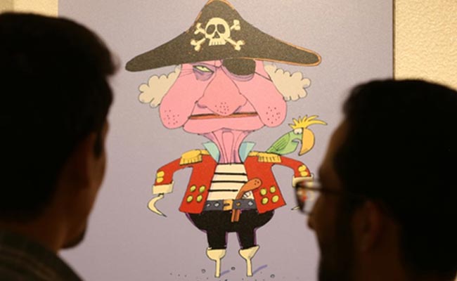 Queen Elizabeth II Depicted As Pirate In 40 Cartoons At Iran Exhibition