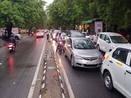 Hour-Long Traffic Jams In Delhi After Heavy Rain In Rush Hour Hour-Long Traffic Jams In Delhi After Heavy Rain In Rush Hour
