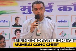 Mumbai Congress Chief Quits Post In "Solidarity" With Rahul Gandhi Mumbai Congress Chief Quits Post In "Solidarity" With Rahul Gandhi
