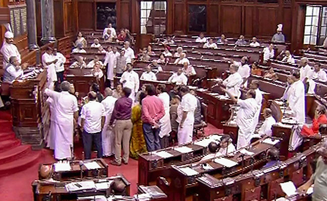 High Drama In Rajya Sabha During Voting On RTI Amendment Bill