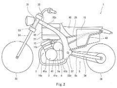 Kawasaki Files Patent For Hybrid Motorcycle