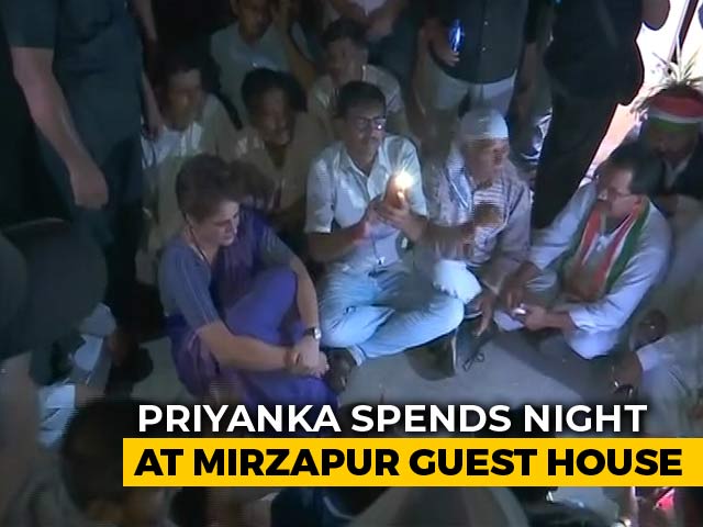 Priyanka Gandhi Sits In The Dark As Power Cut Hits Mirzapur Guest House