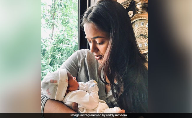Sameera Reddy Shares First Pic Of Baby Daughter: 'This Little Girl Gave Me The Strength Of Wild Horses'