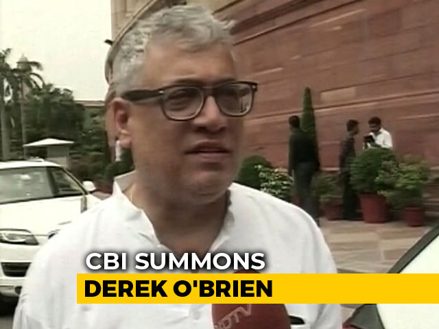 CBI Summons Trinamool's Derek O'Brien In Saradha Chit Fund Scam