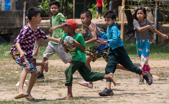Dung And Dragons: Kids Dodge Cows To Play Rugby