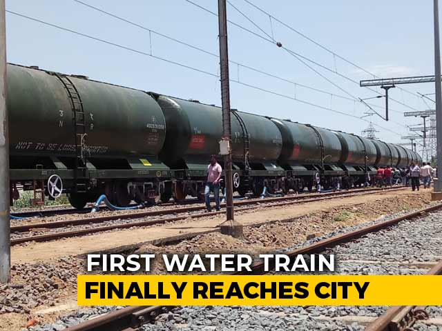 First 50-Wagon Train Carrying Water For Chennai Arrives In Parched City