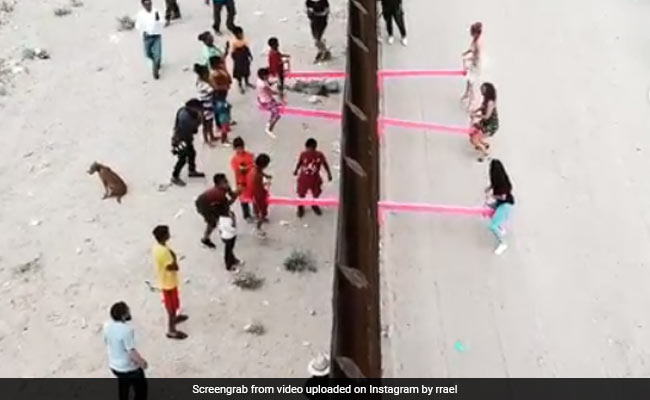 Seesaws Let Kids On Each Side Of US-Mexico Border Play Together
