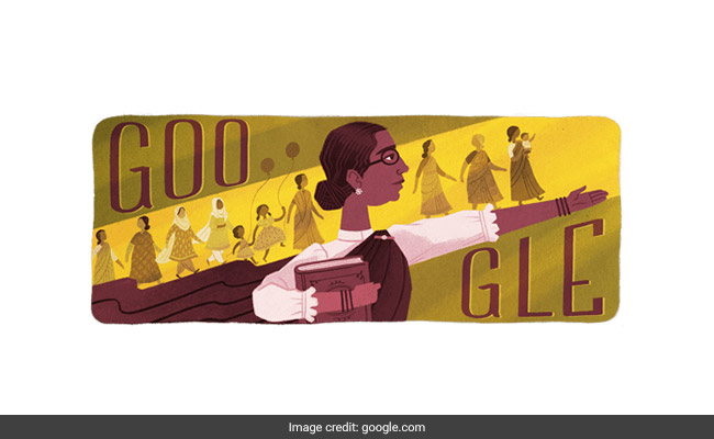 Google Doodle Celebrates 133rd Birthday Of India's First Woman Legislator Muthulakshmi Reddi