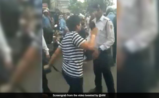 On Video, Delhi Woman Stopped For Riding Without Helmet Throws A Fit