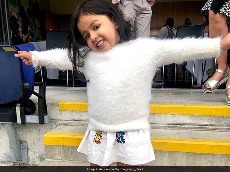 Watch: Ziva Dhoni Cheers For India From The Stands In Birmingham