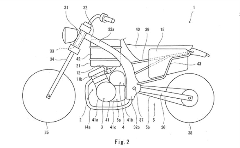 Kawasaki Files Patent For Hybrid Motorcycle