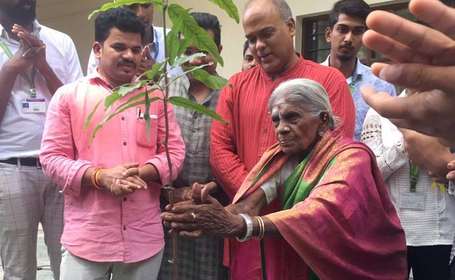 Telangana Chief Minister Felicitates 110-Year-Old Environment Activist