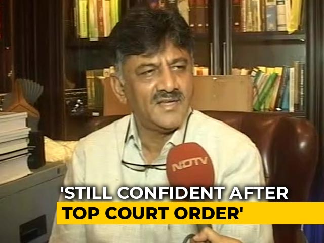 Still Hopeful Of Winning The Trust Vote: Congress's DK Shivakumar